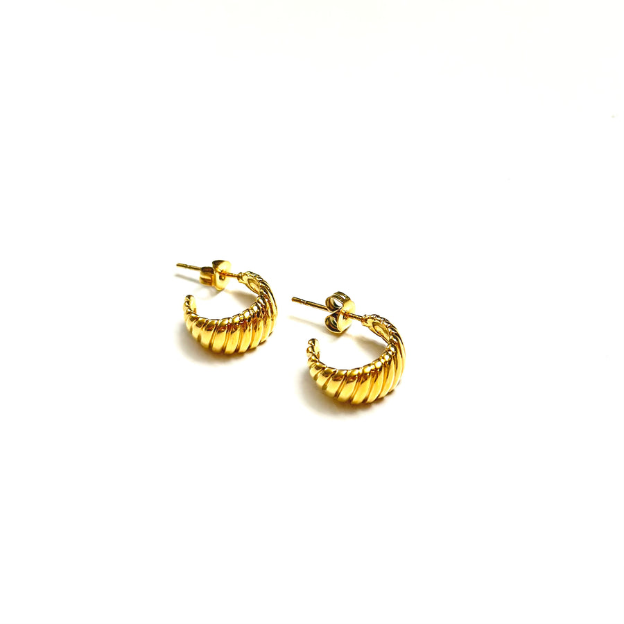 Towel Twist Earrings